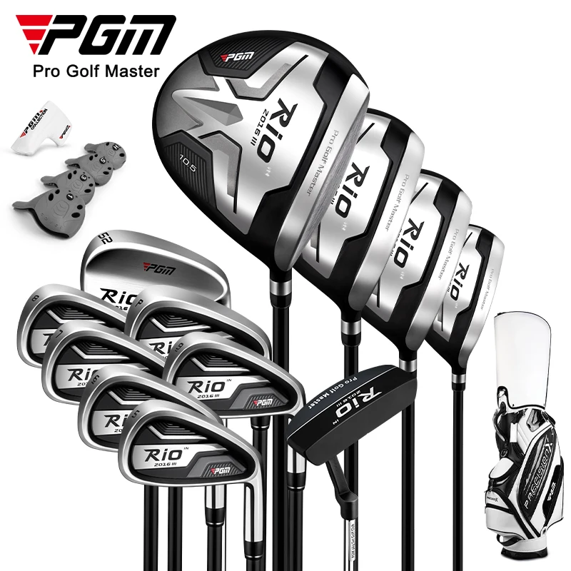 Golf Equipment Beginners - Golfclubset, 460cc premium golfclubs, zwarte complete