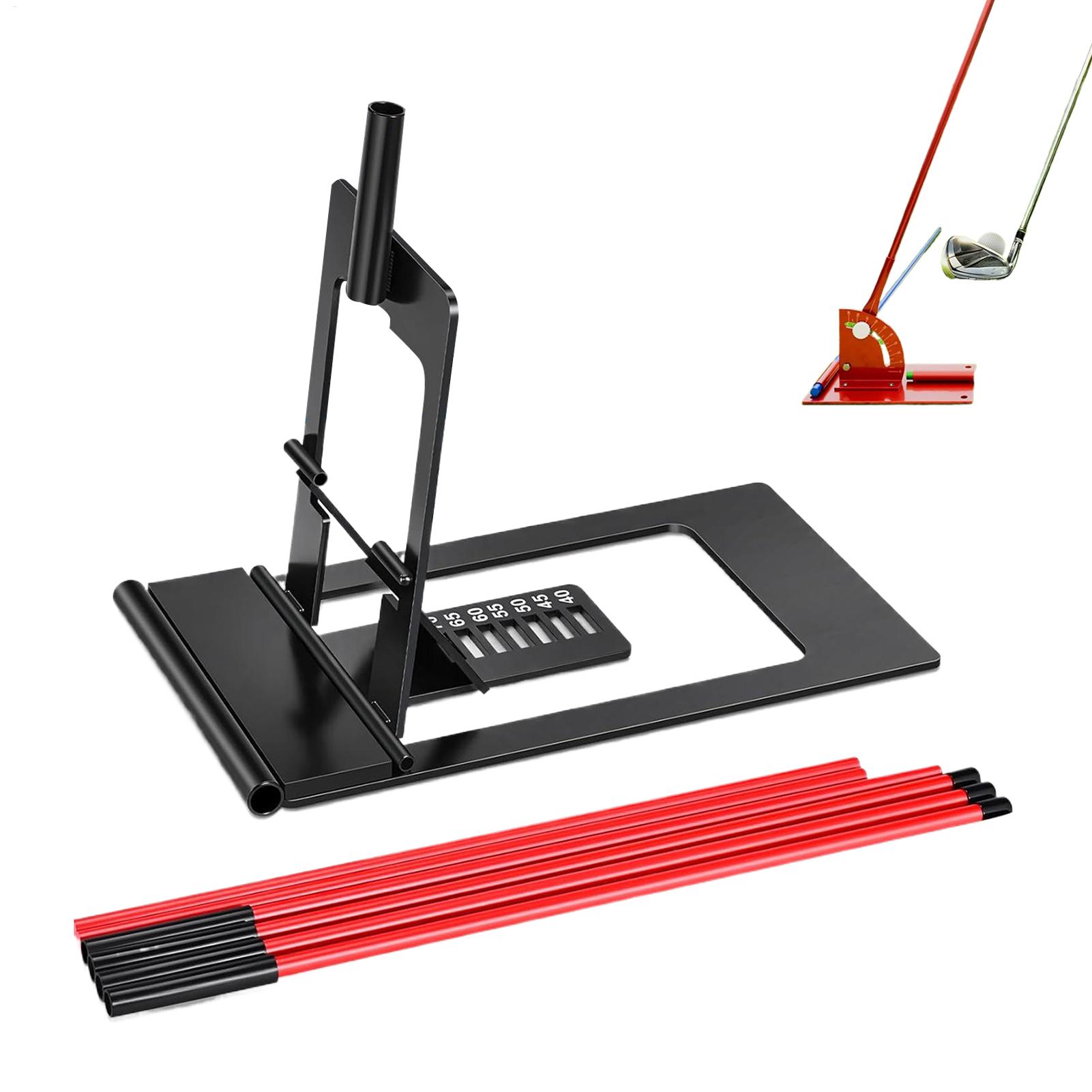 Golf Equipment Beginners - Golf Path Trainer Verstelbare hoekuitlijning Oefenstokuitrusting