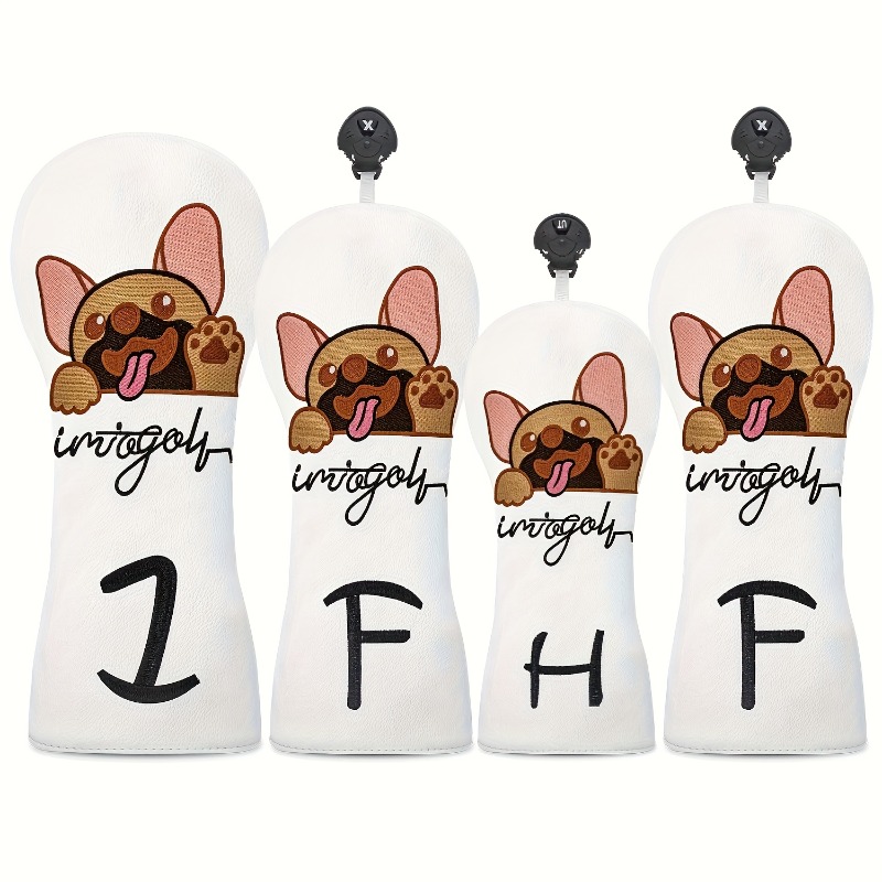 Golf Equipment Organizer - 1pc Puppy Golf Club Cover -