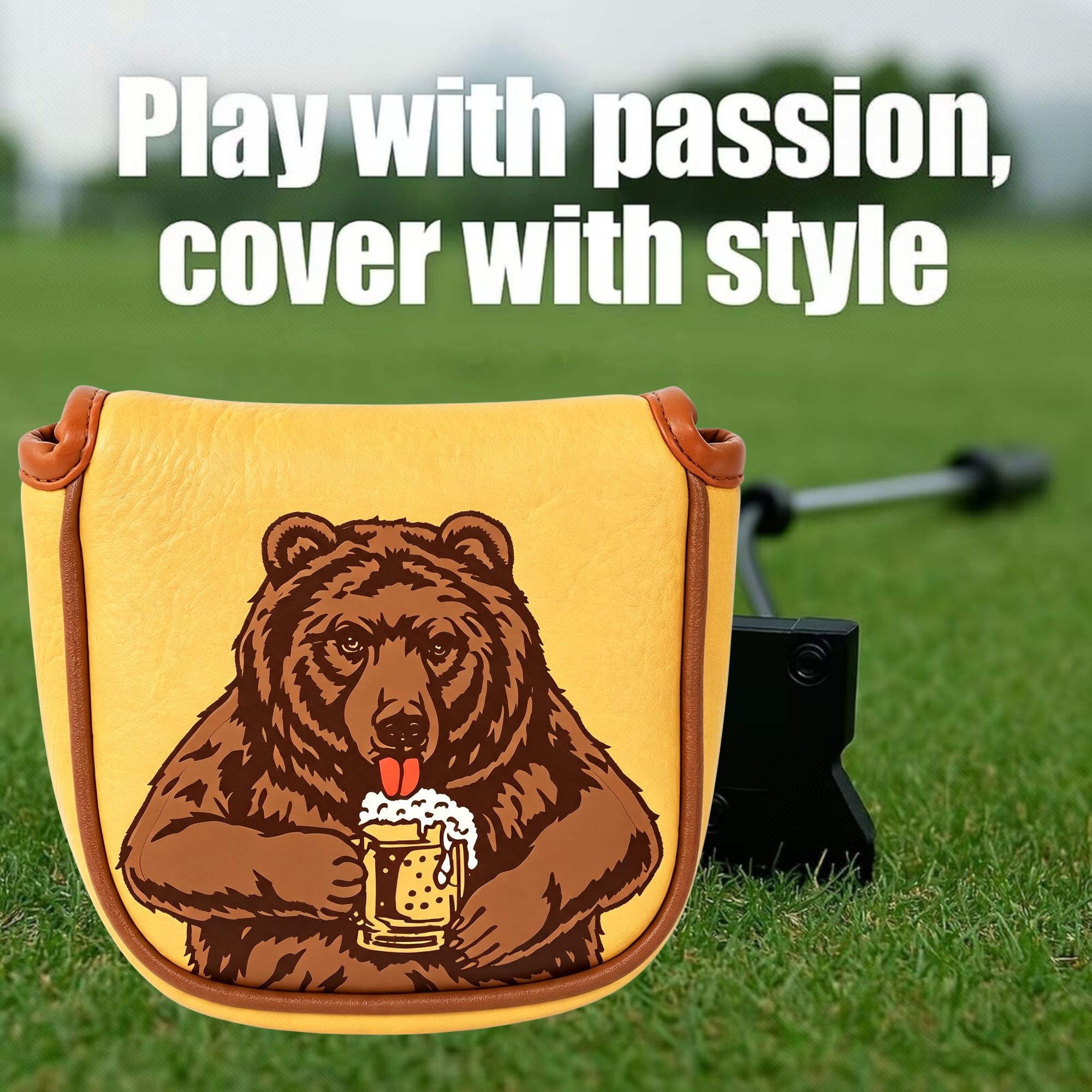 Schedel geborduurde golfmallet - Golf Equipment And Accessories recensie en prijs
