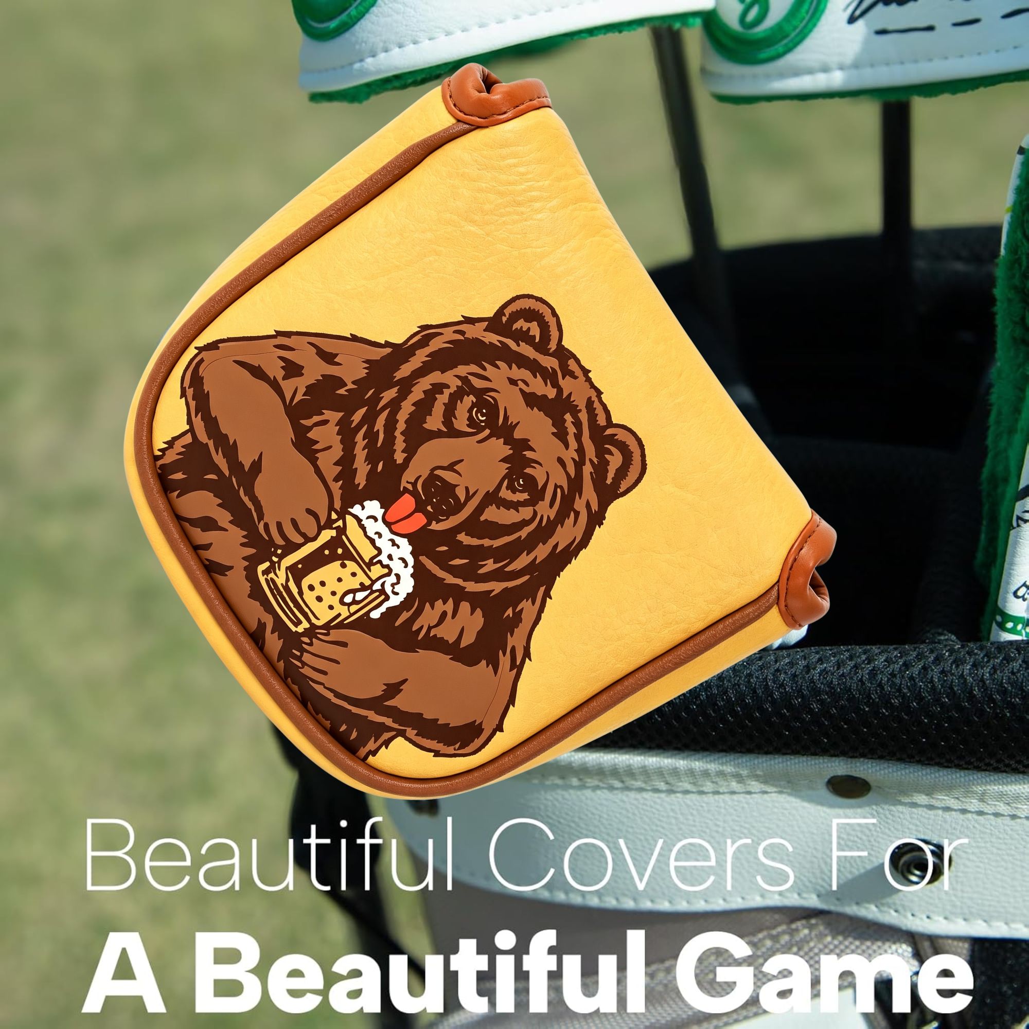 Schedel geborduurde golfmallet - Golf Equipment And Accessories recensie en prijs
