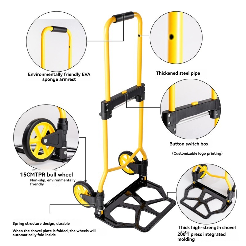 Opvouwbare steekwagen, draagba - Pull Cart Fold recensie en prijs