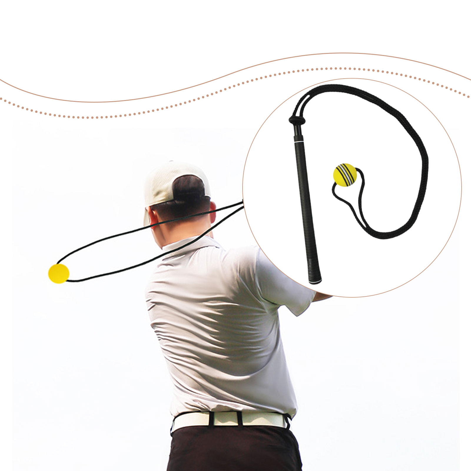 Golf Swing Trainer Elastisch t - Golf Equipment Beginners recensie en prijs
