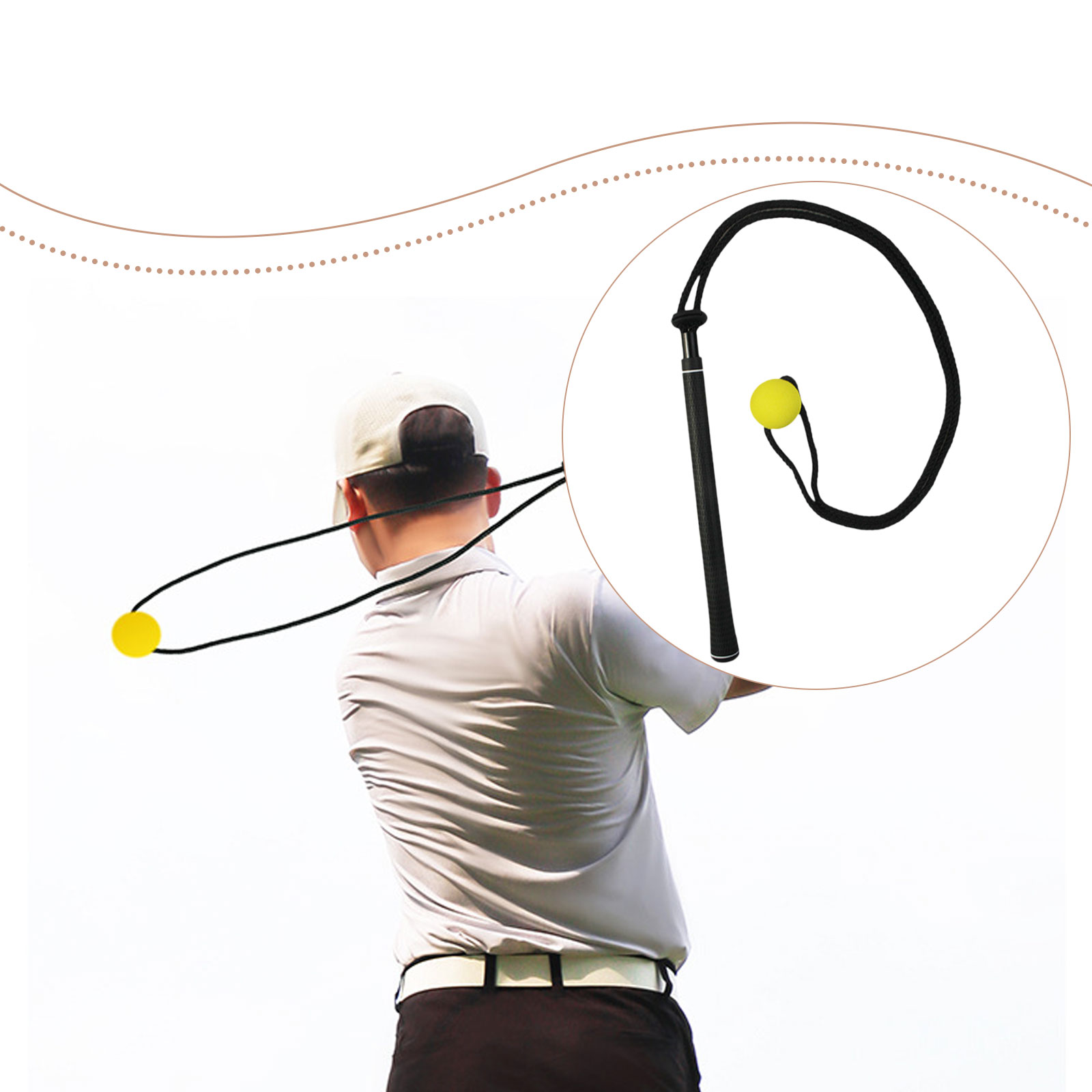 Golf Swing Trainer Elastisch t - Golf Equipment Beginners recensie en prijs