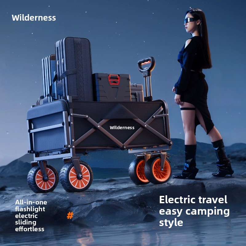 Elektrische Camper Outdoor Cam - Pull Cart Fold recensie en prijs