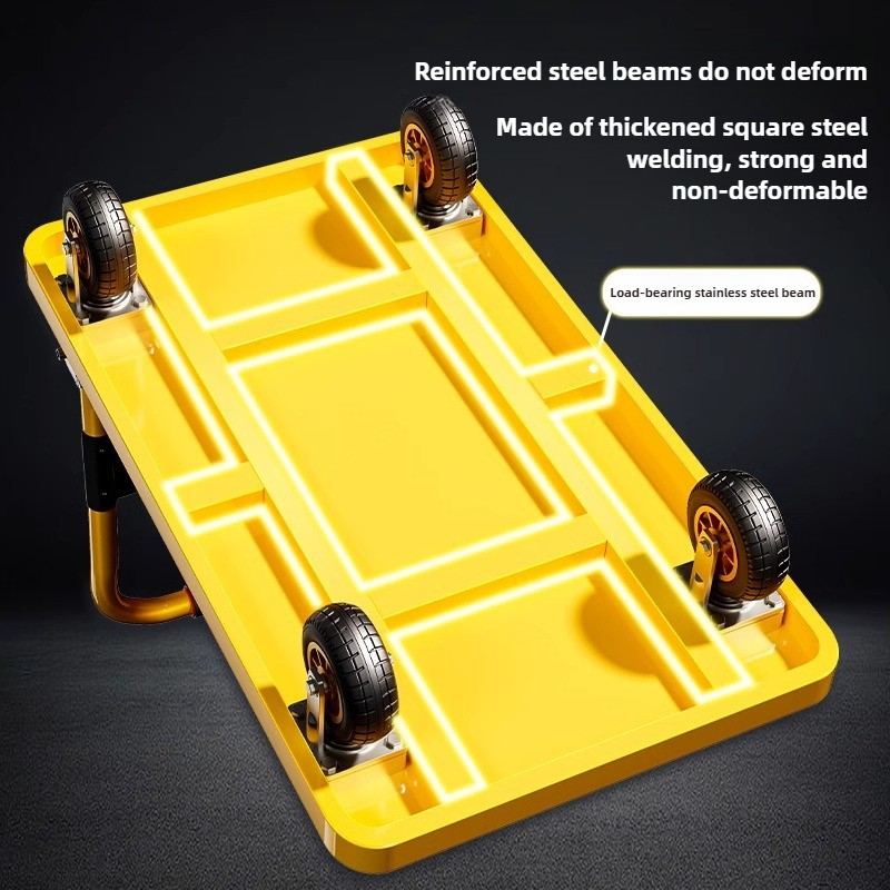 Opvouwbare handkar met platte  - Pull Cart Fold recensie en prijs