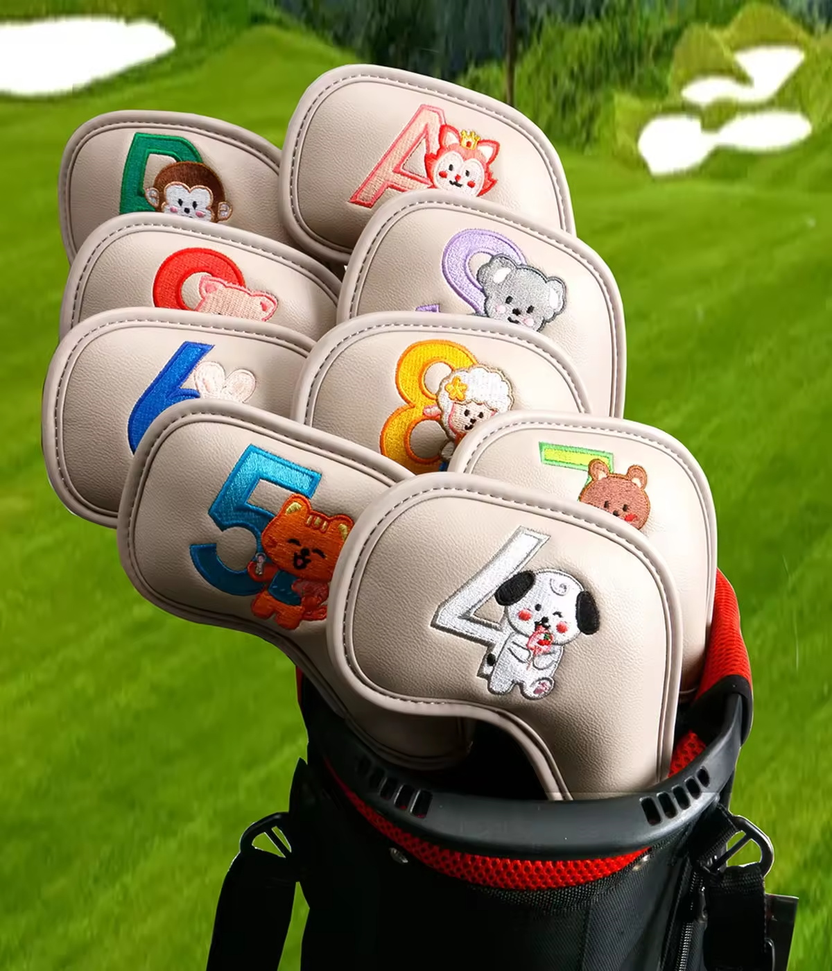9 stuks schattige cartoon dier - Golf Equipment And Accessories recensie en prijs