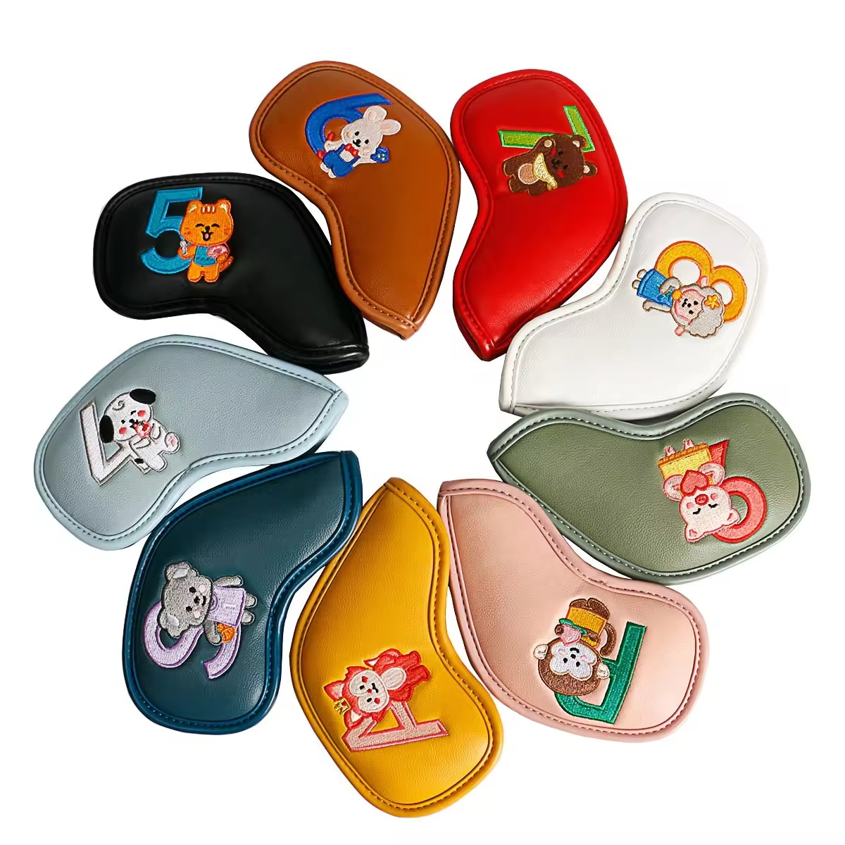 9 stuks schattige cartoon dier - Golf Equipment And Accessories recensie en prijs